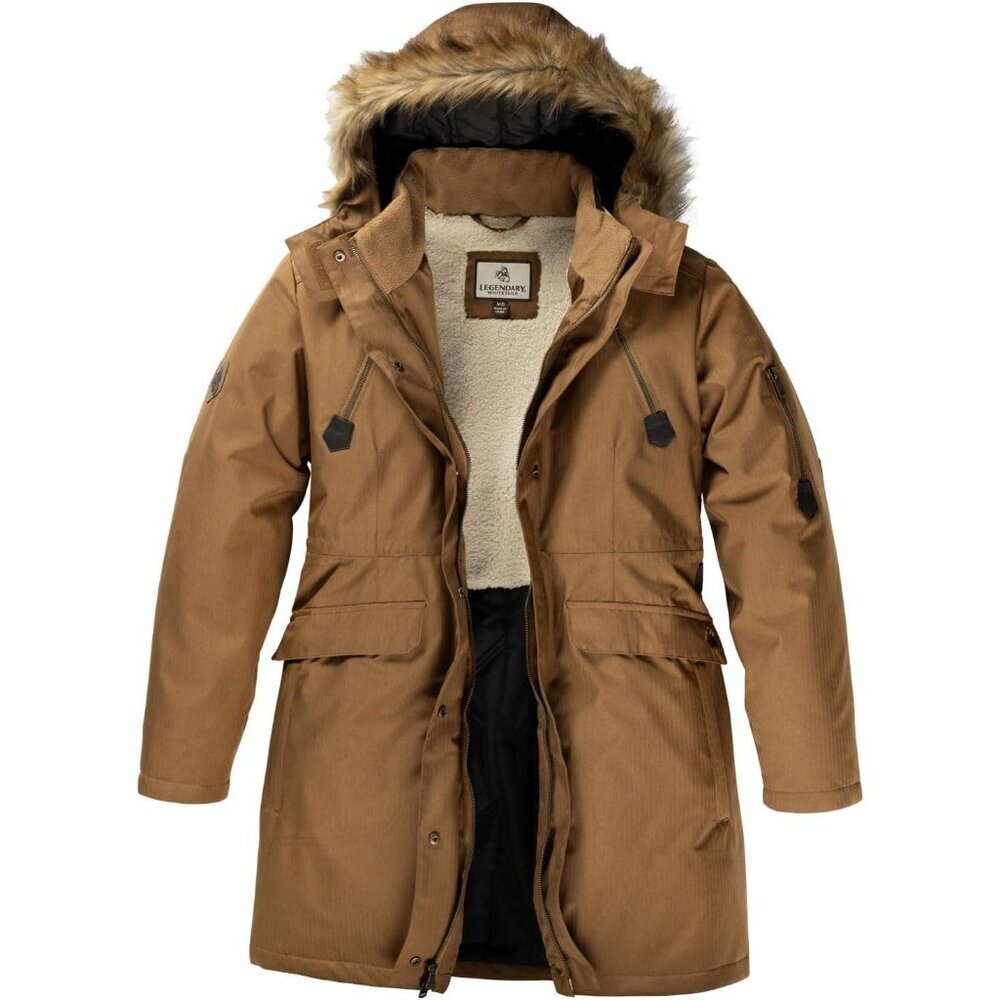 Women's Light Barley Water Hooded Faux Fur Winter Warm Vest Jacket Coats